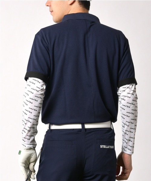 stella77golf(ステラセブンティーンセブンゴルフ)の「接触冷感クルーネックゴルフ長袖カットソー(Tシャツ/カットソー・メンズ・ブラック/ホワイト・SMALL/MEDIUM/LARGE/X-LARGE/XX-LARGE)」の14枚目の写真