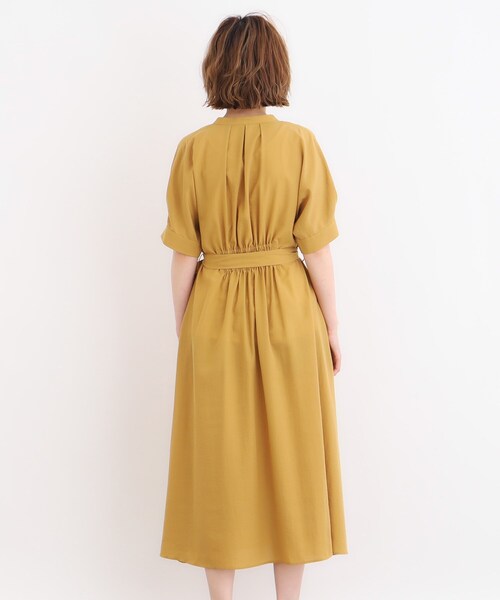 grove（グローブ）の「◆スパンボイルスキッパーワンピース（ワンピース・レディース・マスタード/ブラック系1/スミクロ・02/03/01/04/05）」の18枚目の写真