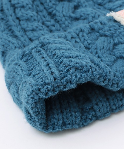 チチカカ（チチカカ）の「ケーブル編みニットキャップ（ニットキャップ/ビーニー・レディース・ボルドー/アイボリー/ブルー/ブラック・FREE）」の19枚目の写真