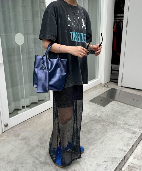 fredy emue（フレディエミュ）の「メタリック２WAYトートバック（ショルダーバッグ・レディース・ブラック/ブルー/シルバー・FREE）」の12枚目の写真