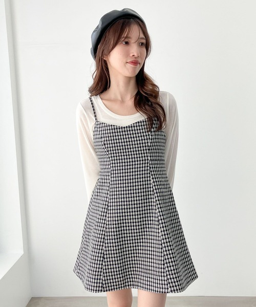 Heather(ヘザー)の「ベレー 140151(ハンチング/ベレー帽・レディース・ブラック/ベージュ・ONE SIZE)」の6枚目の写真