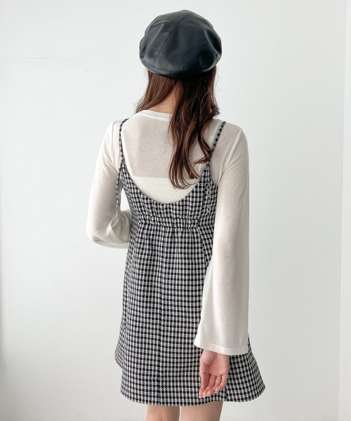 Heather(ヘザー)の「ベレー 140151(ハンチング/ベレー帽・レディース・ブラック/ベージュ・ONE SIZE)」の5枚目の写真