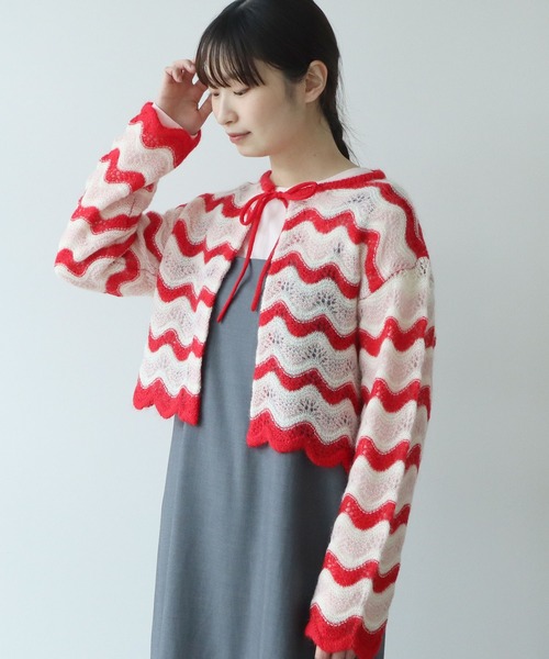 セール】naminami mohair ニットカーディガン（ニット/セーター  