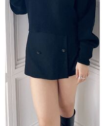 GYDA | Original Gエンブレムボタンスカートライクショートパンツ(スカート)