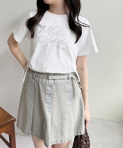 one after another NICE CLAUP(ワンアフターアナザーナイスクラップ)の「ドロストアソートTシャツ(Tシャツ/カットソー・レディース・グレー系/ホワイト系1/ホワイト系2/ブラウン系・FREE)」の10枚目の写真