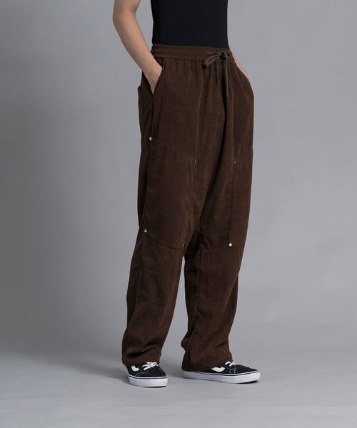 aimoha（アイモハ）の「aimoha men Retro Style Corduroy Trousers（その他パンツ・メンズ・ダークグレー/ブラック/チョコ・MEDIUM/LARGE/X-LARGE/XX-LARGE/XXX-LARGE/XXXX-LARGE）」の3枚目の写真