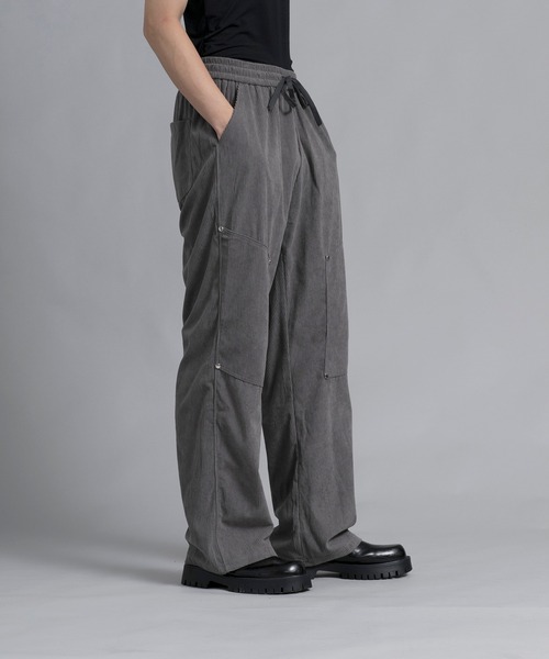 aimoha（アイモハ）の「aimoha men Retro Style Corduroy Trousers（その他パンツ・メンズ・ダークグレー/ブラック/チョコ・MEDIUM/LARGE/X-LARGE/XX-LARGE/XXX-LARGE/XXXX-LARGE）」の8枚目の写真