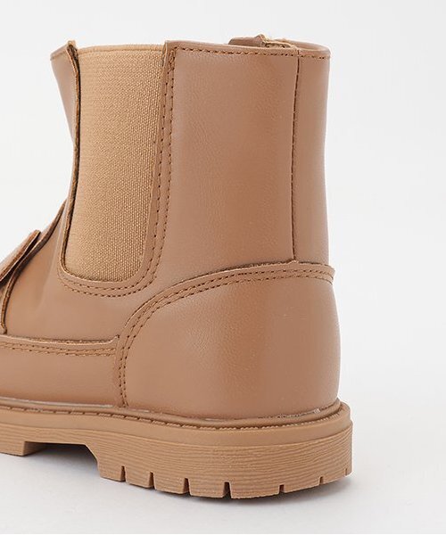 petit main（プティマイン）の「モチーフショートブーツ（ブーツ・キッズ・グレー/ライトベージュ・14cm/15cm/16cm/17cm）」の12枚目の写真