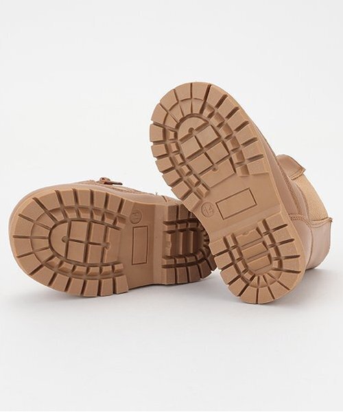 petit main（プティマイン）の「モチーフショートブーツ（ブーツ・キッズ・グレー/ライトベージュ・14cm/15cm/16cm/17cm）」の6枚目の写真