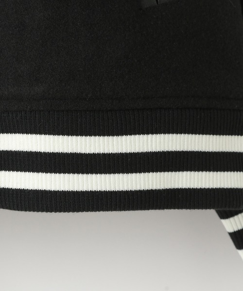 LOWRYS FARM（ローリーズファーム）の「ウールライクスタジャン　116780（スタジャン・キッズ・グレー/ブラック・150cm/140cm/130cm/120cm/110cm）」の4枚目の写真