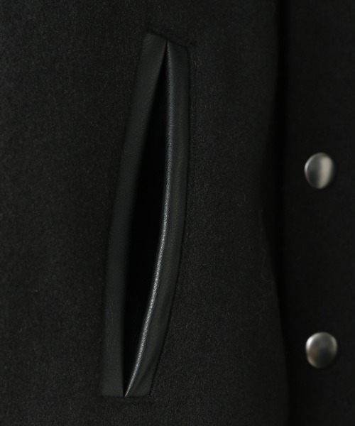 LOWRYS FARM（ローリーズファーム）の「ウールライクスタジャン　116780（スタジャン・キッズ・グレー/ブラック・150cm/140cm/130cm/120cm/110cm）」の5枚目の写真