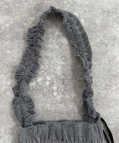 archives（アルシーヴ）の「グリッターギャザーショルダー（ショルダーバッグ・レディース・ブラック/ブラウン/シルバー・FREE）」の16枚目の写真