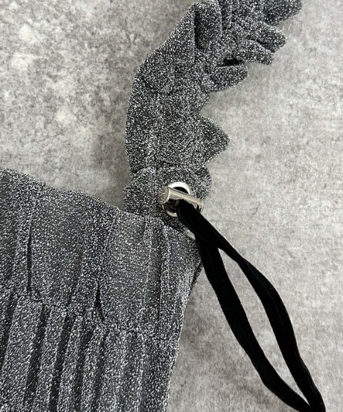 archives（アルシーヴ）の「グリッターギャザーショルダー（ショルダーバッグ・レディース・ブラック/ブラウン/シルバー・FREE）」の17枚目の写真