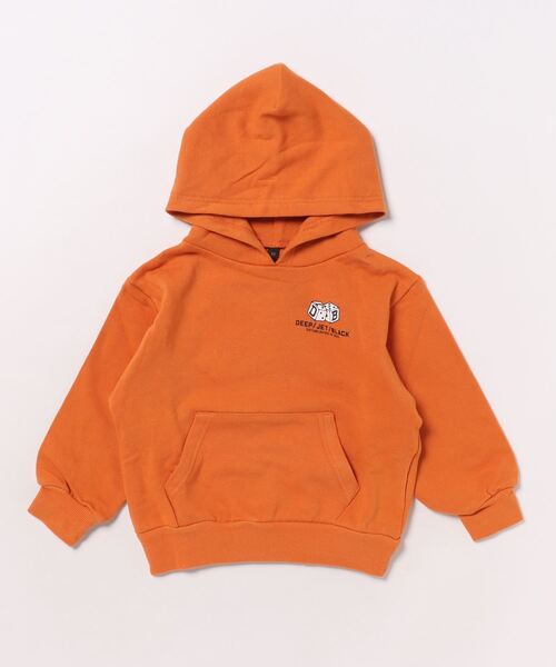 Life Support Products（ライフサポートプロダクツ）の「裏毛プリントパーカー（パーカー・キッズ・オフホワイト/杢グレー/オレンジ/ブラック・120/110/100/95/90/80/150/140/130）」の9枚目の写真