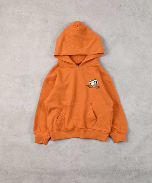 Life Support Products（ライフサポートプロダクツ）の「裏毛プリントパーカー（パーカー・キッズ・オフホワイト/杢グレー/オレンジ/ブラック・120/110/100/95/90/80/150/140/130）」の17枚目の写真