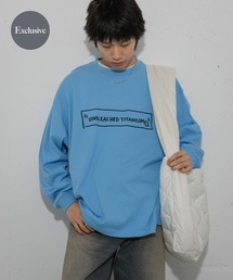 『別注』BASQUIAT×SENSE OF PLACE ロゴロングスリーブTシャツ