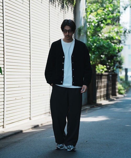 UNION STATION（ユニオンステーション）の「*WEB限定  リラックスフィット モールニットカーディガン（カーディガン/ボレロ・メンズ・ブルー/ブラック/オレンジ・MEDIUM/LARGE）」の22枚目の写真