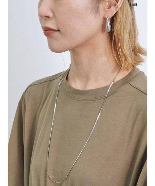 Samansa Mos2 blue（サマンサモスモスブルー）の「ドッキングドロストワンピース（ワンピース・レディース・ブラック/チャコールグレー/ベージュ・F）」の16枚目の写真