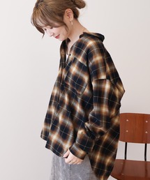 AMERICAN HOLIC | バックタックチェックビエラシャツ(シャツ/ブラウス)