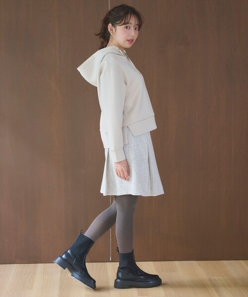 【セール】【洗える】きれいめダンボールフーディー（パーカー）｜Feroux（フェルゥ）