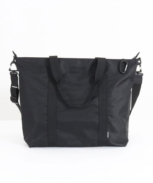 【ADAMPATEK/アダムパテック】firm polyester tote bag / ポリエステルビッグトートバッグ（トートバッグ）｜ADAM PATEK（アダムパテック）