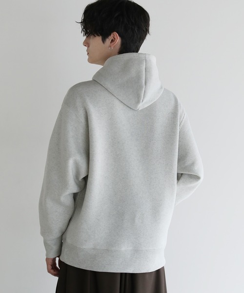 ASTRONOMY(アストロノミー)の「Buyer's select/裏起毛ヘビーウェイトビッグシルエットプルパーカー(パーカー・メンズ・チャコール/グリーン/ブラウン/グレー/ブラック・L/LL/M)」の14枚目の写真