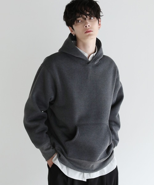 ASTRONOMY(アストロノミー)の「Buyer's select/裏起毛ヘビーウェイトビッグシルエットプルパーカー(パーカー・メンズ・チャコール/グリーン/ブラウン/グレー/ブラック・L/LL/M)」の21枚目の写真