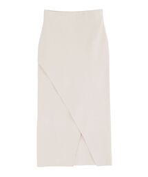 LAGUNAMOON | スクエエアラップニットスカート(スカート)