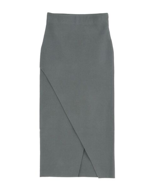 LAGUNAMOON(ラグナムーン)の「スクエアラップニットスカート(スカート・レディース・アイボリー/ブラック/チャコールグレー・SMALL/MEDIUM)」の20枚目の写真