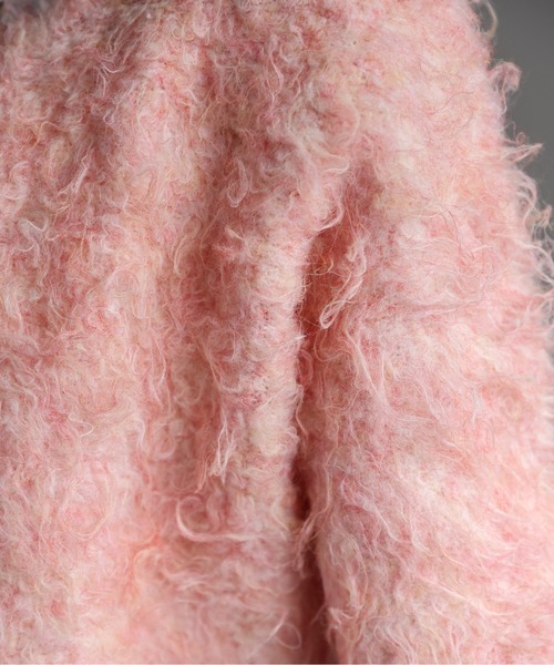 【セール】＜ふわふわ＞ミックスシャギー ショート丈カーディガン/カーデ/秋冬（カーディガン/ボレロ）｜sakishimatokyo（サキシマトーキョー）