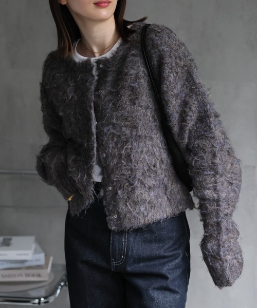 新色：ブラウン系
model：162cm 着用サイズ：F