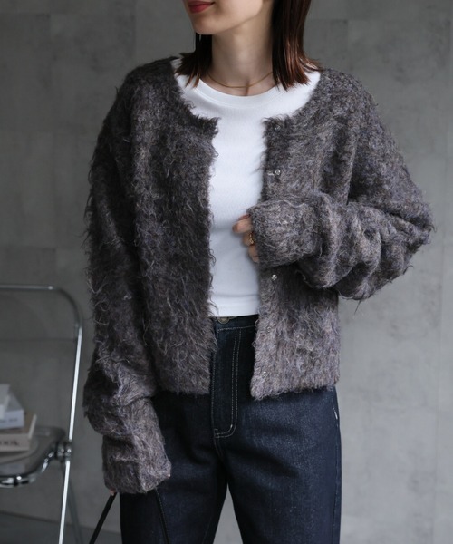新色：ブラウン系
model：162cm 着用サイズ：F