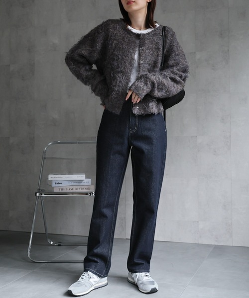 新色：ブラウン系
model：162cm 着用サイズ：F