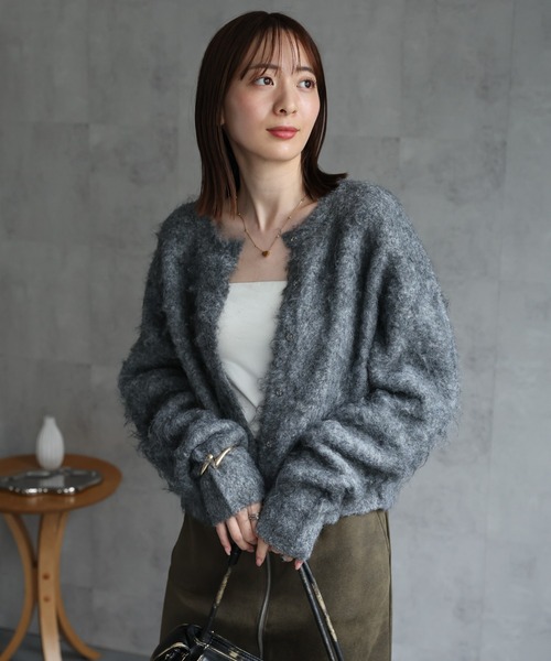 model：162cm 着用サイズ：F
