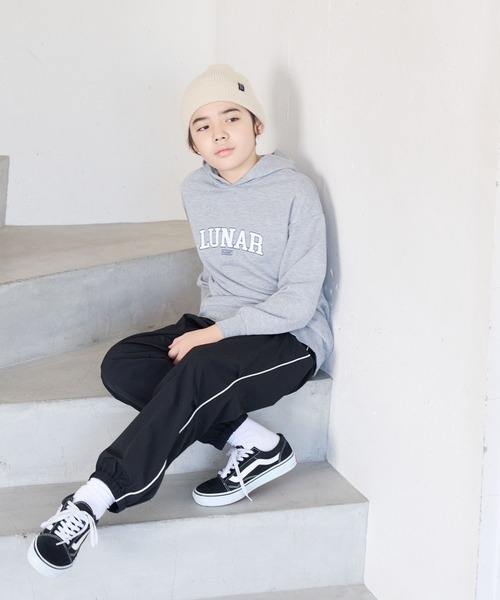 GLOBAL WORK（グローバルワーク）の「洗えるニットワッチ/152636（ニットキャップ/ビーニー・キッズ・ブラック/アイボリー・FREE）」の9枚目の写真