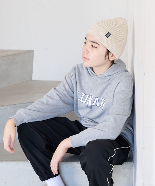 GLOBAL WORK（グローバルワーク）の「洗えるニットワッチ/152636（ニットキャップ/ビーニー・キッズ・ブラック/アイボリー・FREE）」の11枚目の写真