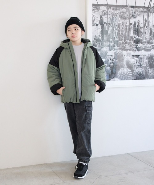 GLOBAL WORK（グローバルワーク）の「洗えるニットワッチ/152636（ニットキャップ/ビーニー・キッズ・ブラック/アイボリー・FREE）」の14枚目の写真