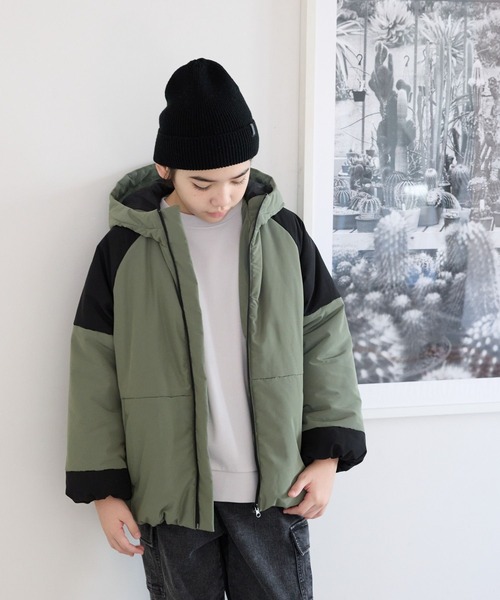 GLOBAL WORK（グローバルワーク）の「洗えるニットワッチ/152636（ニットキャップ/ビーニー・キッズ・ブラック/アイボリー・FREE）」の16枚目の写真