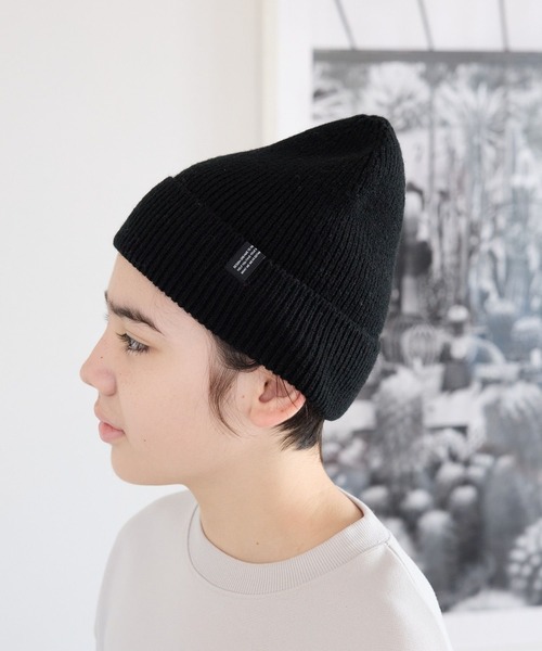 GLOBAL WORK（グローバルワーク）の「洗えるニットワッチ/152636（ニットキャップ/ビーニー・キッズ・ブラック/アイボリー・FREE）」の22枚目の写真