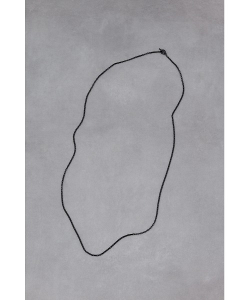 AZUL by moussy(アズールバイマウジー)の「ロングネックレス(ネックレス・メンズ・シルバー/ブラック・FREE)」の5枚目の写真