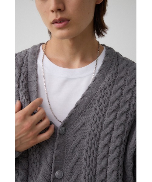 AZUL by moussy(アズールバイマウジー)の「ロングネックレス(ネックレス・メンズ・シルバー/ブラック・FREE)」の9枚目の写真