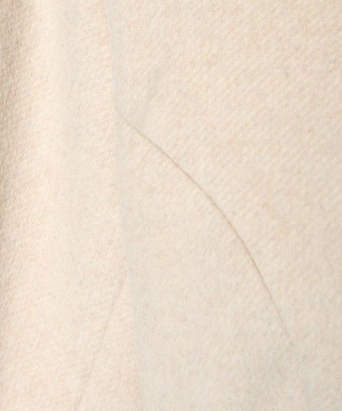 an another angelus（アンアナザーアンジェラス）の「ペプラムショートコート/ananotherangelus（その他アウター・レディース・ライトベージュ/チャコールグレー・FREE）」の14枚目の写真