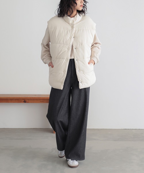 n'OrLABEL（ノアールレーベル）の「『裏ベロアデニムバギーパンツ』（デニムパンツ・レディース・ブラック/ネイビー/ブルー・3L/L～LL/S～Ｍ）」の17枚目の写真