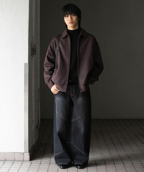 SENSE OF PLACE by URBAN RESEARCH(センスオブプレイスバイアーバンリサーチ)の「ラウンドパネルワイドデニム(その他パンツ・メンズ・ブラック/インディゴブルー・LARGE/MEDIUM)」の21枚目の写真