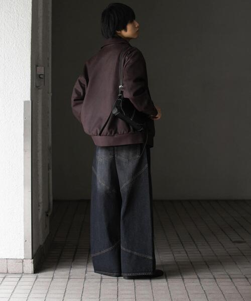 SENSE OF PLACE by URBAN RESEARCH(センスオブプレイスバイアーバンリサーチ)の「ラウンドパネルワイドデニム(その他パンツ・メンズ・ブラック/インディゴブルー・LARGE/MEDIUM)」の19枚目の写真