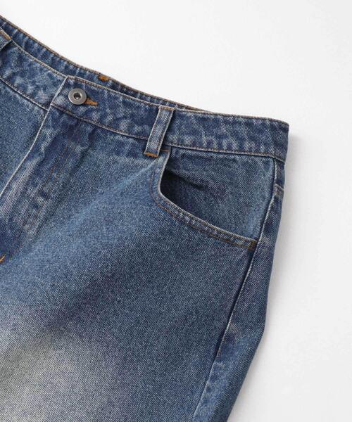 SENSE OF PLACE by URBAN RESEARCH(センスオブプレイスバイアーバンリサーチ)の「ラウンドパネルワイドデニム(その他パンツ・メンズ・ブラック/インディゴブルー・LARGE/MEDIUM)」の7枚目の写真