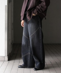 SENSE OF PLACE by URBAN RESEARCH | ラウンドパネルワイドデニム(その他パンツ)