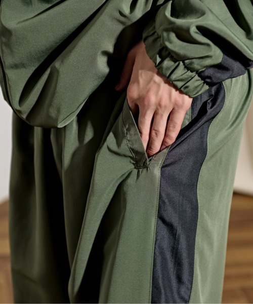 CALIFORNIA OUTFITTERS（カリフォルニア アウトフィッターズ）の「3-10D12  裏メッシュ ナイロン トラックパンツ（その他パンツ・メンズ・ブラック/カーキ・M/L/XL）」の5枚目の写真