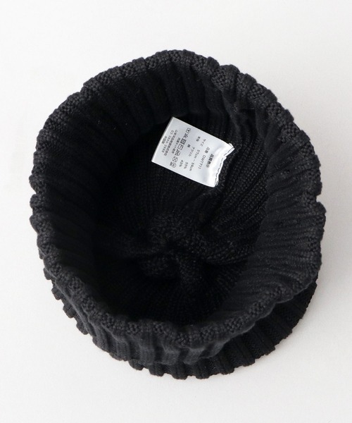 KRIFF MAYER(クリフメイヤー)の「綿混 リブ編み ニットワッチ(ニット帽)(ニットキャップ/ビーニー・メンズ・グレー/ブラック/ブラウン/ネイビー・FREE)」の19枚目の写真