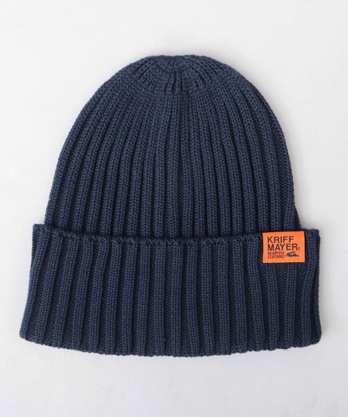 セール】綿混 リブ編み ニットワッチ（ニット帽）（ニットキャップ